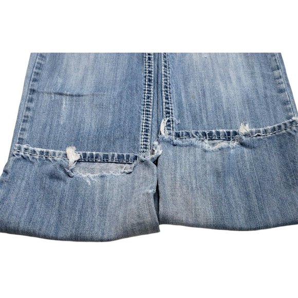 Rock & Roll Cowboy Jeans Pistol Straight Distressed Hem 34X34 See photos - Picture 3 of 9